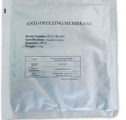 110g Antifreeze Membrane For Cryolipolysis Slimming Machine Fat Burning